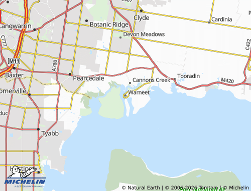 Mapa MICHELIN Warneet - ViaMichelin
