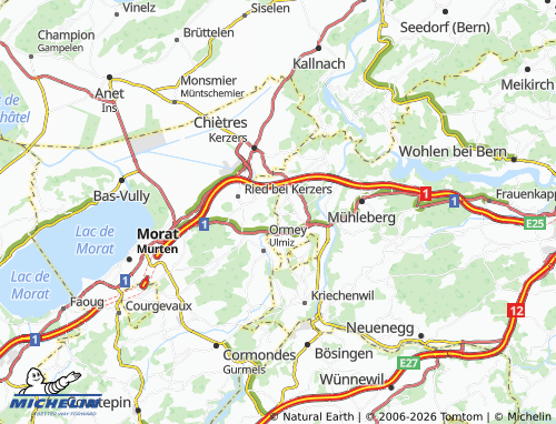 MICHELIN Ferenbalm map - ViaMichelin
