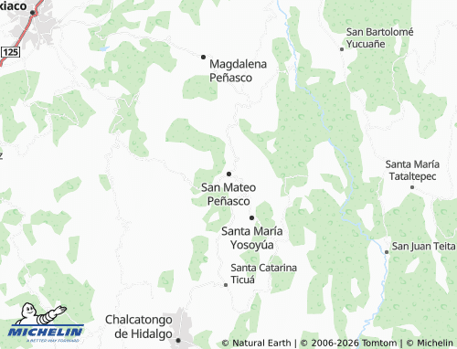 Mappa MICHELIN San Mateo Peñasco - ViaMichelin