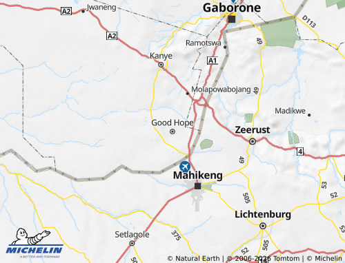 MICHELIN-Landkarte Barolong - ViaMichelin