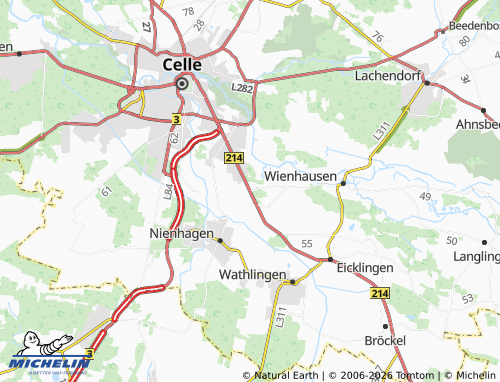 MICHELIN Klein Ottenhaus map - ViaMichelin