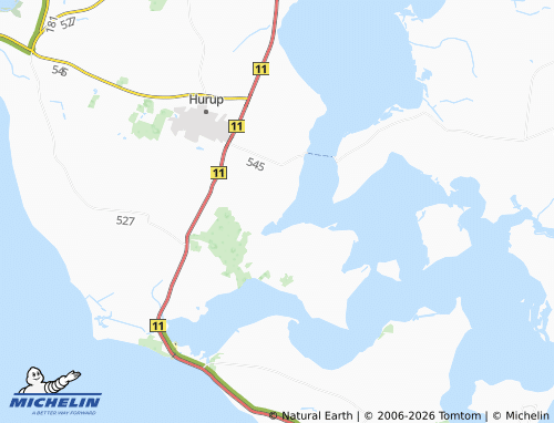 Kaart MICHELIN Doverodde - ViaMichelin