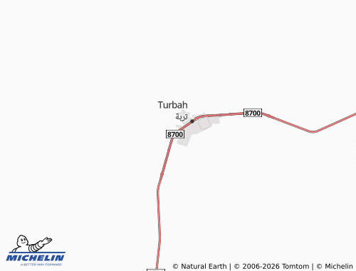 MICHELIN-Landkarte al-Oroubah - ViaMichelin