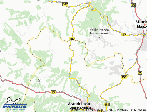 Carte MICHELIN Ranilović - ViaMichelin