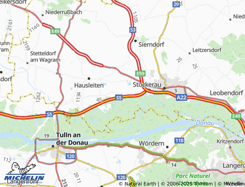 MICHELIN Oberzögersdorf map - ViaMichelin