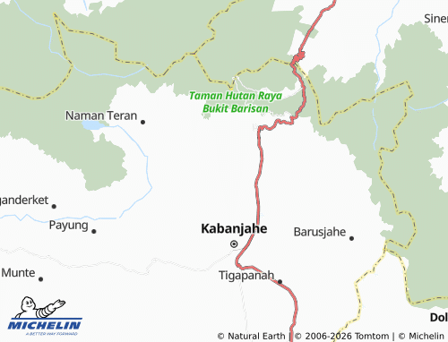 MICHELIN Gajah map - ViaMichelin