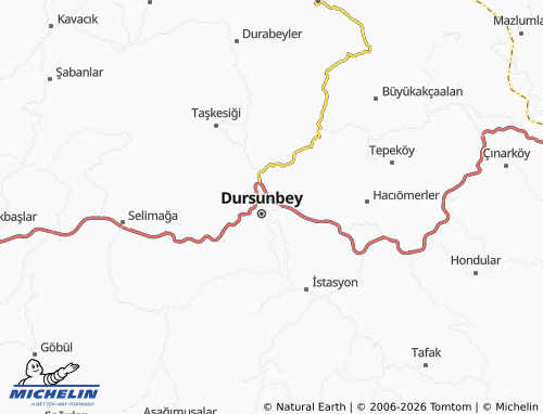 MICHELIN Çiftçi map - ViaMichelin