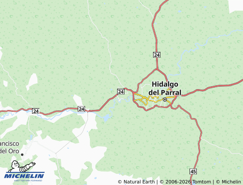 MICHELIN Solidaridad map - ViaMichelin