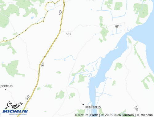 Mapa MICHELIN Øster Tørslev - ViaMichelin
