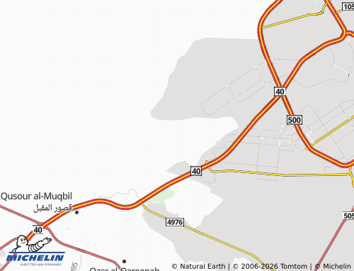 Kaart MICHELIN Wadi Laban - ViaMichelin