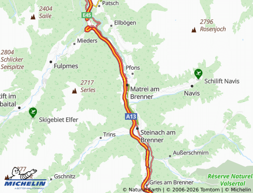Mapa MICHELIN Statz - ViaMichelin