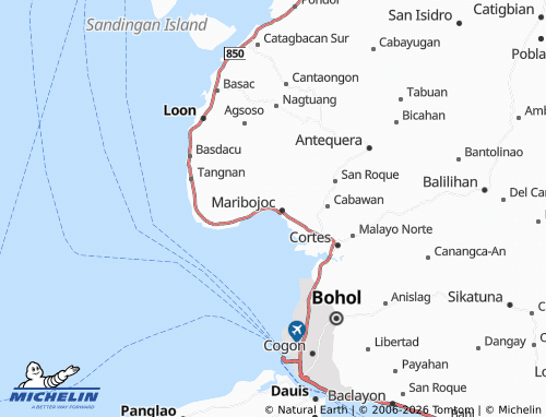 MICHELIN Dipatlong map - ViaMichelin