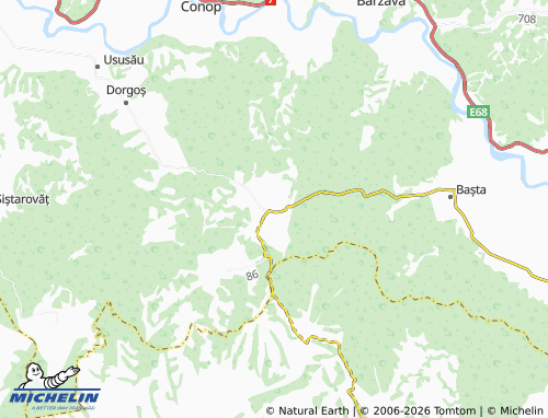 MICHELIN-Landkarte Zăbalț - ViaMichelin