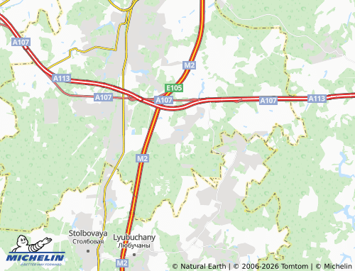 Carte MICHELIN Romantsevo - ViaMichelin