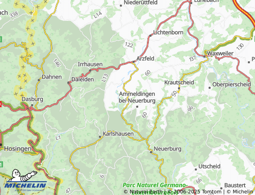 MICHELIN Emmelbaum map - ViaMichelin