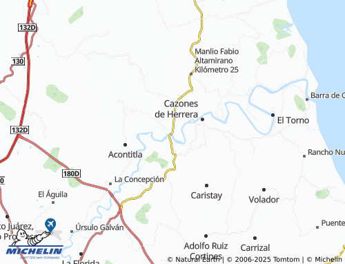 MICHELIN La Unión Kilómetro 31 map - ViaMichelin