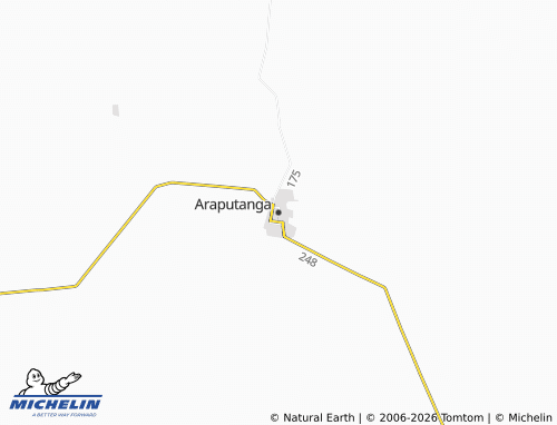Mappa MICHELIN Araputanga - ViaMichelin