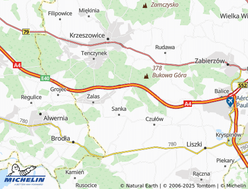 MICHELIN-Landkarte Frywałd - ViaMichelin