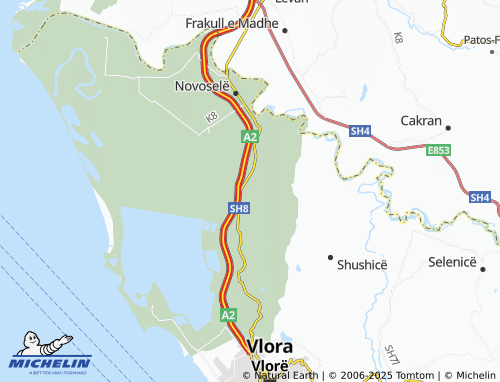 MICHELIN-Landkarte Skrofotinë - ViaMichelin