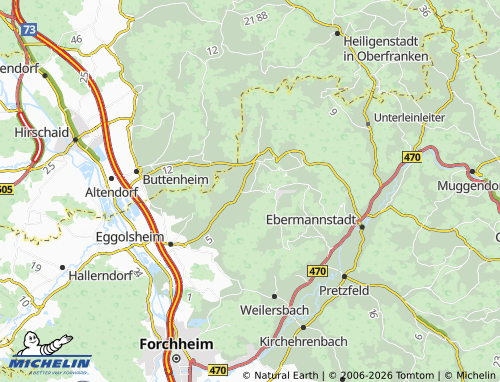 MICHELIN Drosendorf am Eggerbach map - ViaMichelin