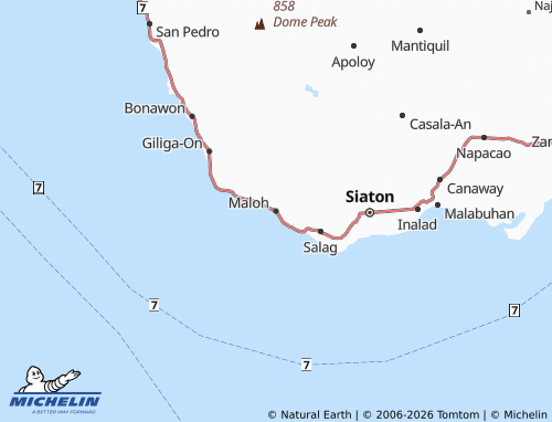 MICHELIN Maloh map - ViaMichelin