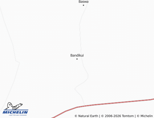 Mappa MICHELIN Bandikui - ViaMichelin