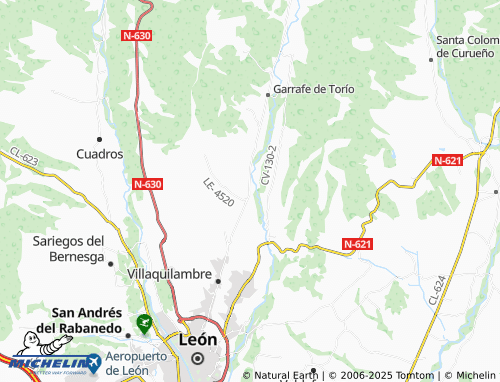 MICHELIN-Landkarte San Feliz de Torio - ViaMichelin