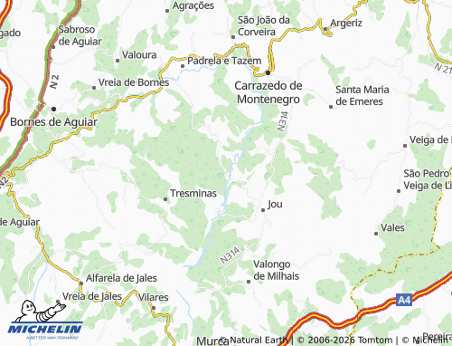 Mapa MICHELIN Curros - ViaMichelin