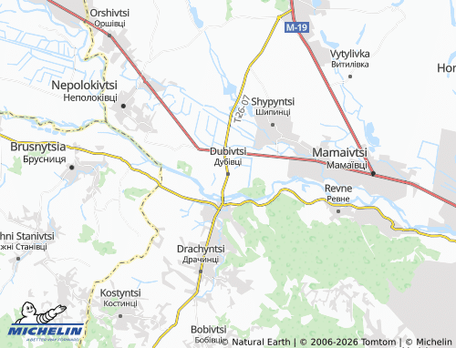 Mappa MICHELIN Dubivtsi - ViaMichelin