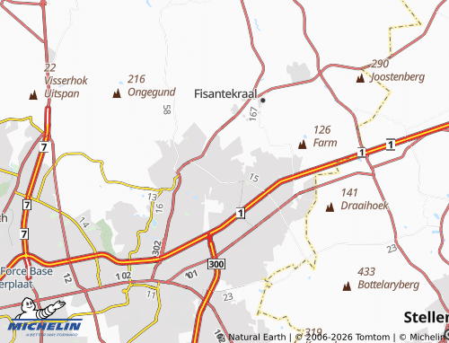 Mapa MICHELIN Pinehurst - ViaMichelin