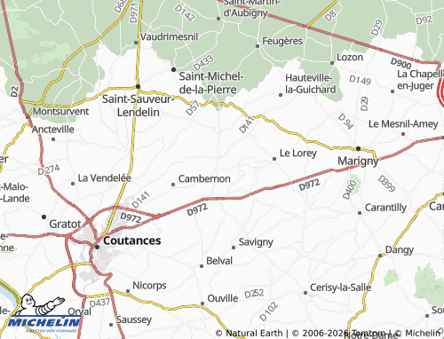 MICHELIN Camprond map - ViaMichelin