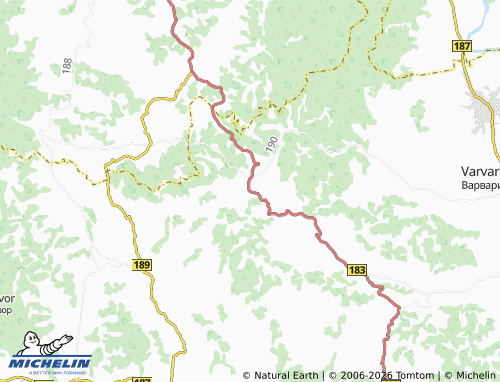 Carte MICHELIN Karanovac - ViaMichelin