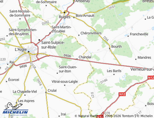 Mappa MICHELIN Chandai - ViaMichelin
