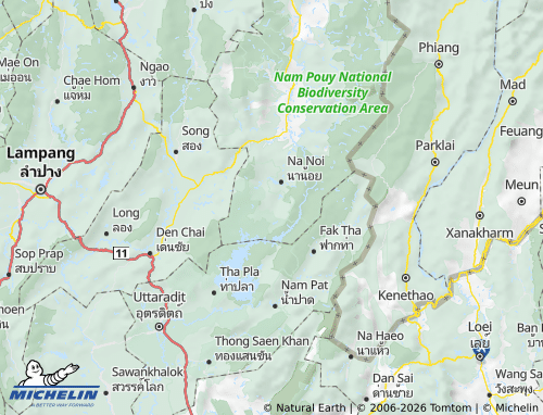 Mapa MICHELIN Amphoe Na Muen - ViaMichelin