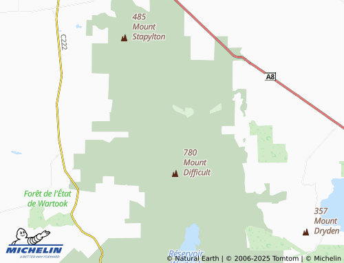 MICHELIN Roses Gap map - ViaMichelin