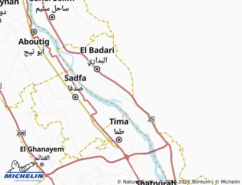 Mappa MICHELIN Naj' Zareeq - ViaMichelin