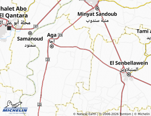 MICHELIN Sangid map - ViaMichelin