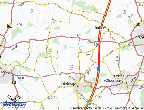 MICHELIN Carum map - ViaMichelin