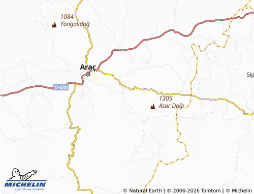 Mappa MICHELIN Başköy - ViaMichelin