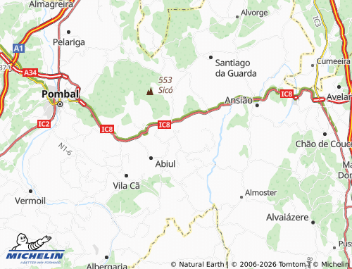 Mapa MICHELIN Portela do Sobral - ViaMichelin