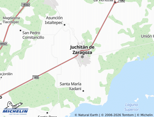 MICHELIN Santa Fe map - ViaMichelin