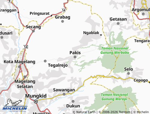 Carte MICHELIN Pakis - ViaMichelin