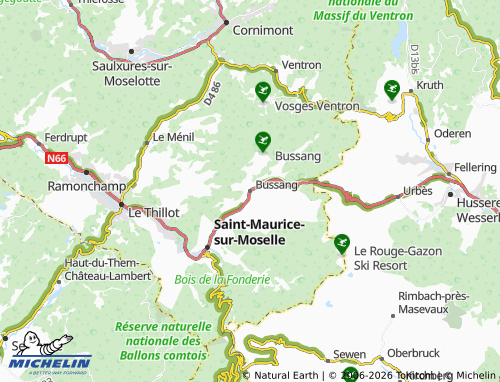 Mappa MICHELIN Bussang - ViaMichelin