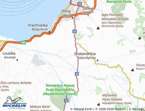 MICHELIN Vasiliko map - ViaMichelin