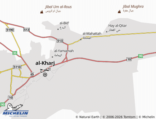 MICHELIN-Landkarte al-Sa'adah - ViaMichelin