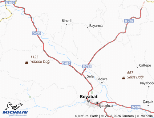 Mappa MICHELIN Ömerköy - ViaMichelin