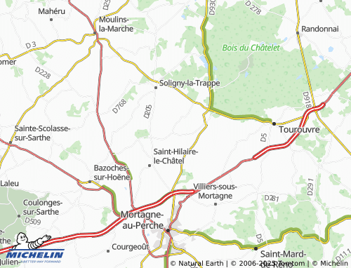 MICHELIN Champs map - ViaMichelin