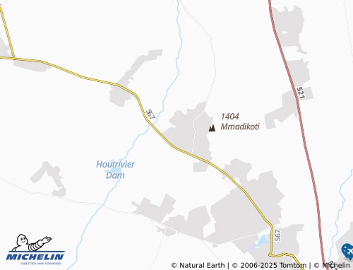 MICHELIN Ga-Komape map - ViaMichelin
