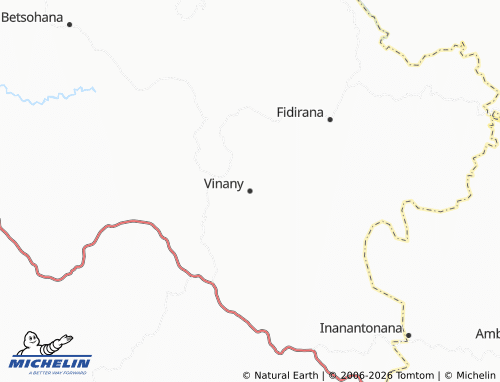 MICHELIN-Landkarte Vinany - ViaMichelin