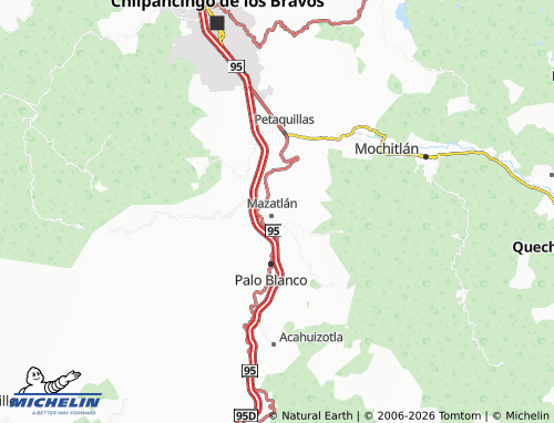 Mapa MICHELIN Santa Cruz - ViaMichelin